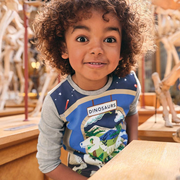 Toddler/Kid Boy's Glow-in-the-Dark Dinosaur Print T-shirt