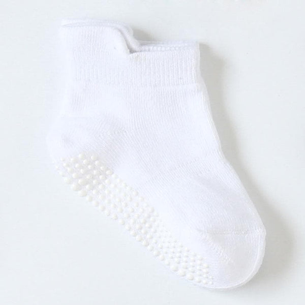 Baby/Toddler Solid Color Anti-skid Socks (3 colors)