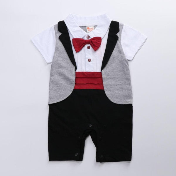 Baby/Toddler Boy's Party Cotton Jumpsuit