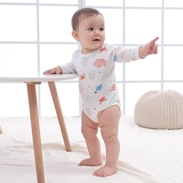 Baby Fun Patterns Long Sleeve Onesie (3 designs)