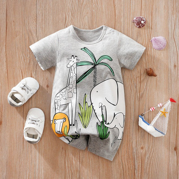 Baby Adorable Animal Designs Jumpsuit (5 Designs)