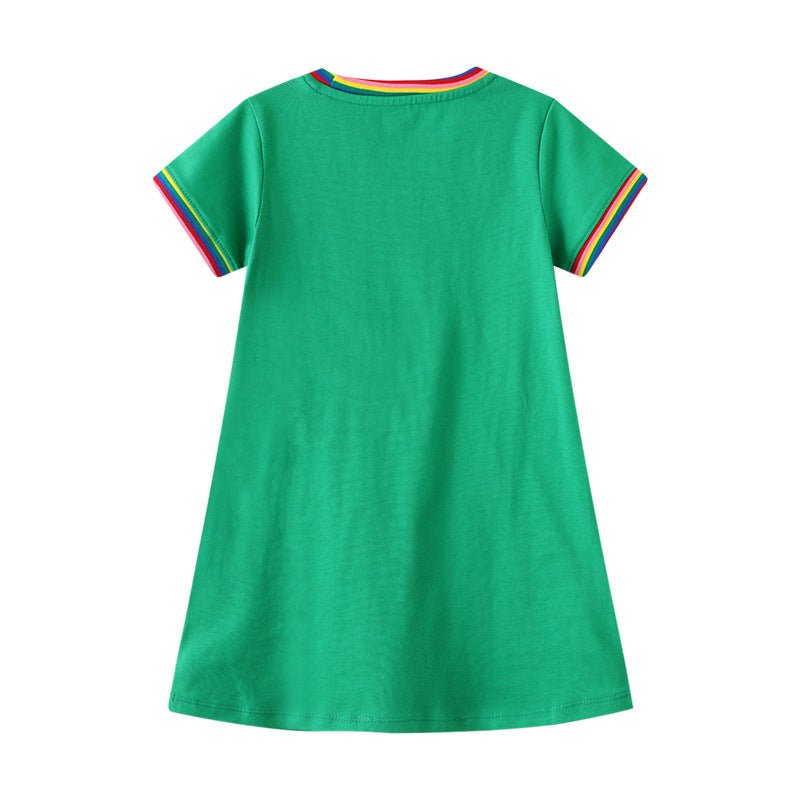 green cat dress Jade Cat Dress