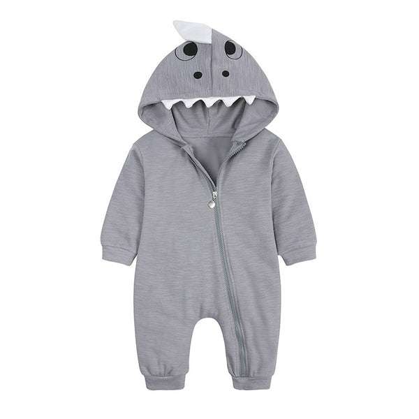 Baby Adorable 3D Shark Design Jumpsuit (4 colors)