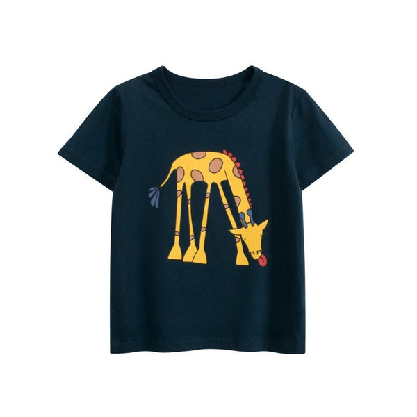Toddler/Kid Cute Cartoon Giraffe Print T-Shirt