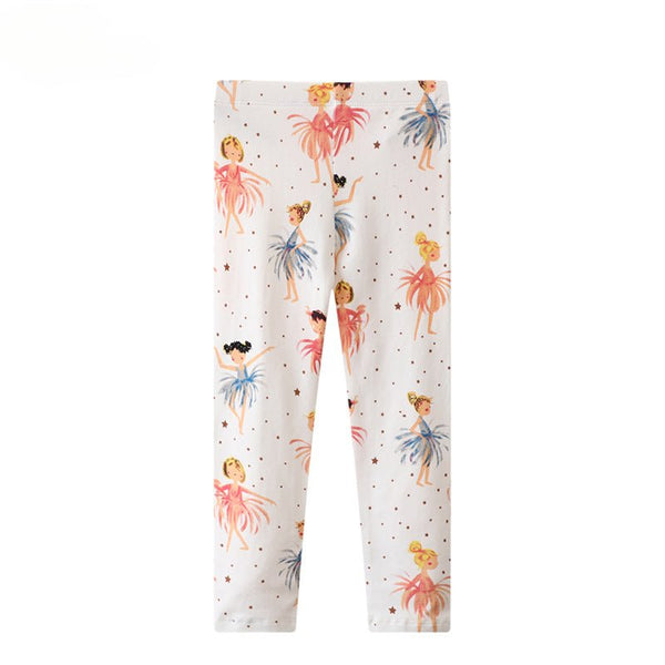 Toddler/Kid‘s Cartoon Dancing Girls Print Design Leggings