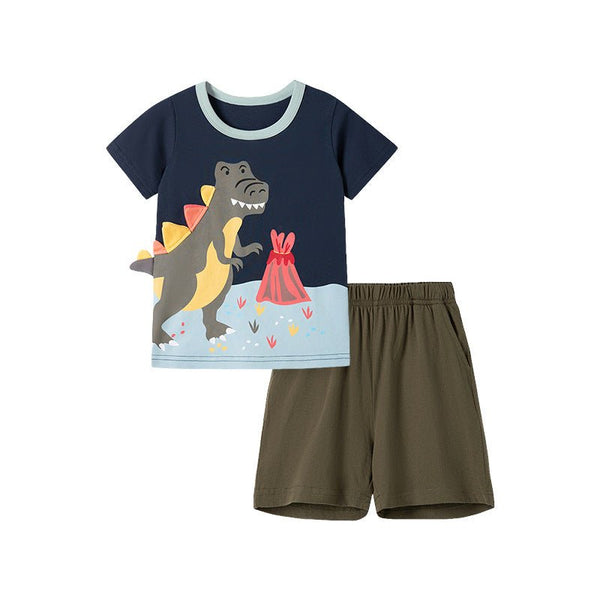 Toddler/Kid Boy 3D Dinosaur T-Shirt and Shorts Set