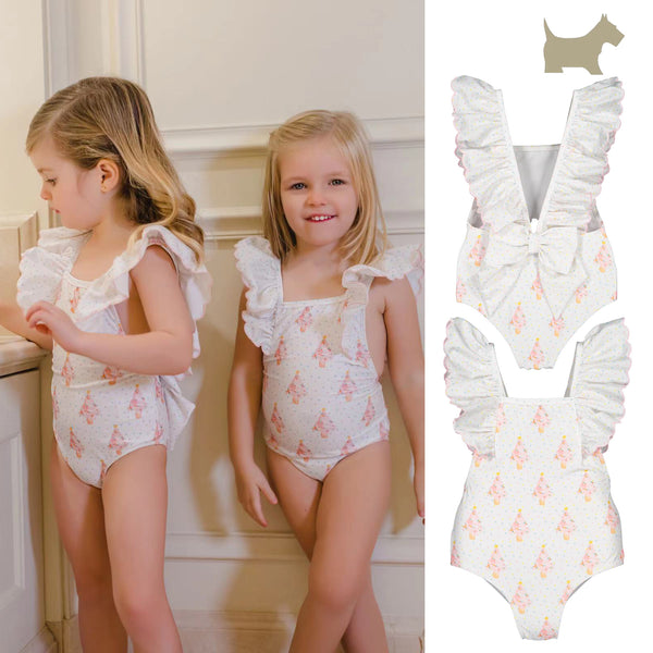 Baby/Toddler Girl's Cartoon Design Swimsuit