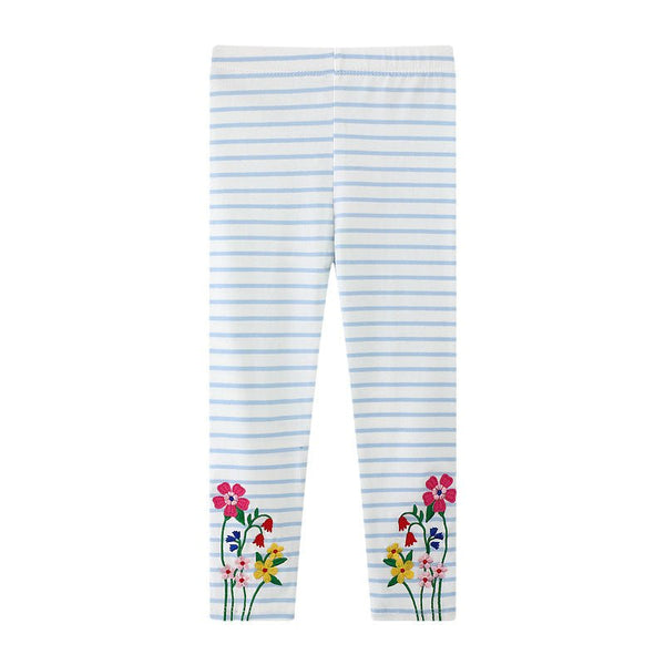Toddler/Kid Girl Beautiful Flower Bouquet Design Leggings