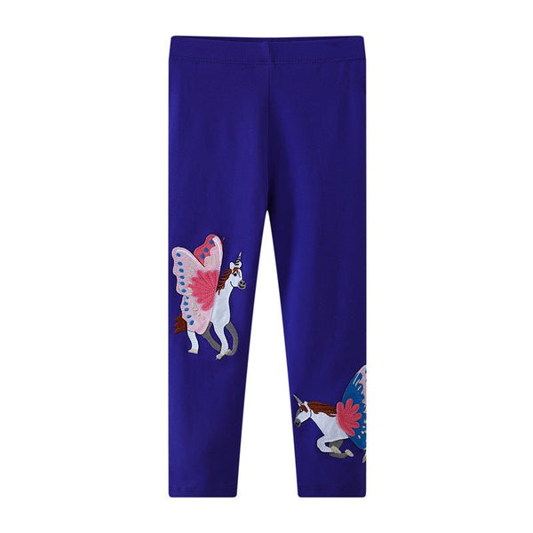 Toddler/Kid Girl Butterfly Wing Unicorns Design Leggings