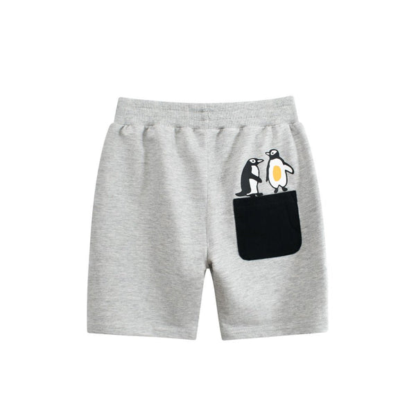 Toddler/Kid Boy Cute Cartoon Penguins Print Design Shorts