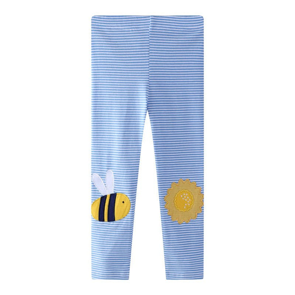 Toddler/Kid Girl's Cartoon Bee Design Leggings
