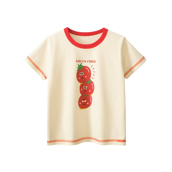 Toddler/Kid Girl Cartoon Tomatoes T-shirt