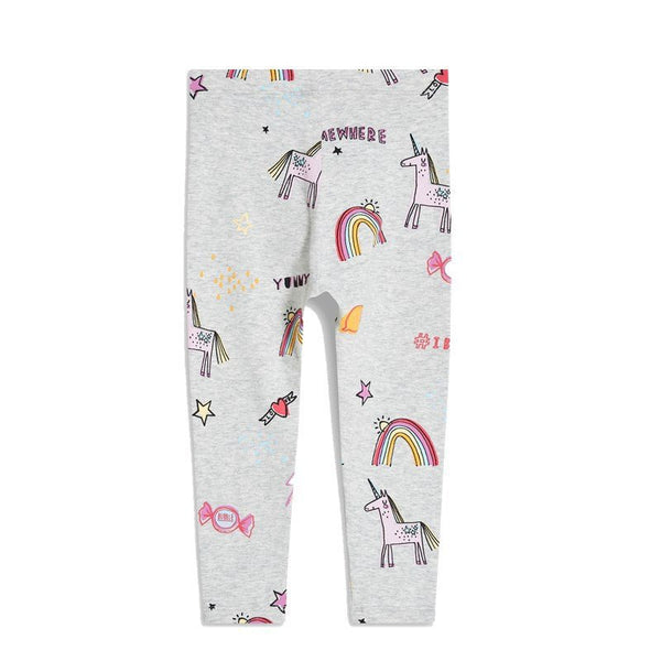 Toddler/Kid Girl's Unicorn and Candy Print Leggings
