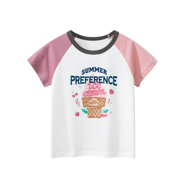 Toddler/Kid's Summer Ice Cream Print Tee
