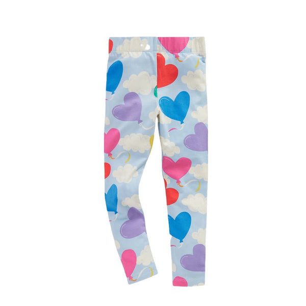 Toddler/Kid Girl Heart Balloons and Clouds Design Leggings