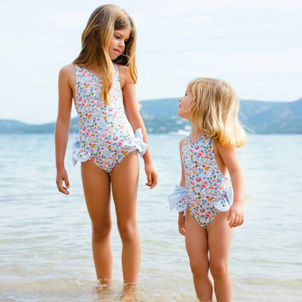 Toddler/Kid Girl's Floral Pattern Swimsuit (4 designs)