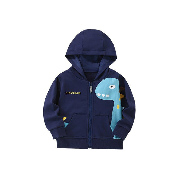 Toddler/Kid Boy Dinosaur 3D Spikes Hooded Jacket