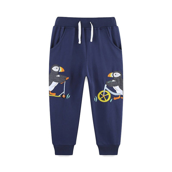 Toddler/Kid Boy Penguin Skateboarder Design Pants