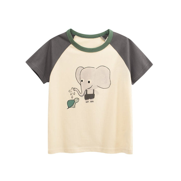 Toddler/Kid Elephant and Turtle Friend T-shirt