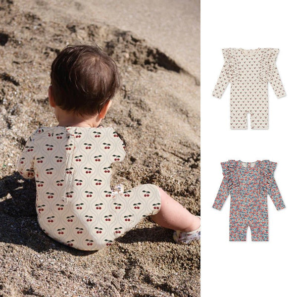 Baby/Toddler Girl's Summer Long Sleeve Swimsuit (2 Design)