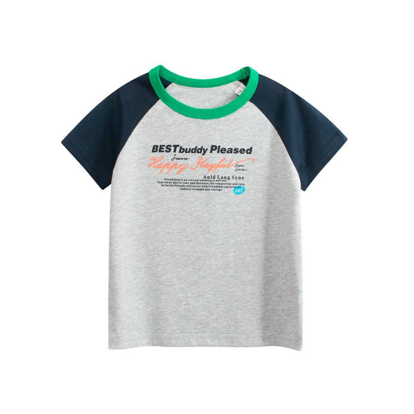 Toddler/Kid Boy Best Buddy Letter Print T-shirt