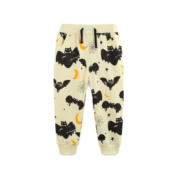 Toddler/Kid Halloween Bat Print Design Pants
