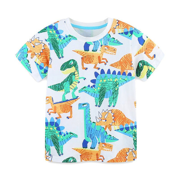 Toddler/Kid Boy Colorful Dinosaurs Design T-shirt