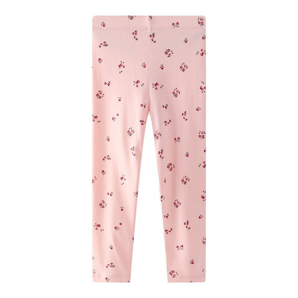 Toddler/Kid Girl's Floral Design Pink Leggings