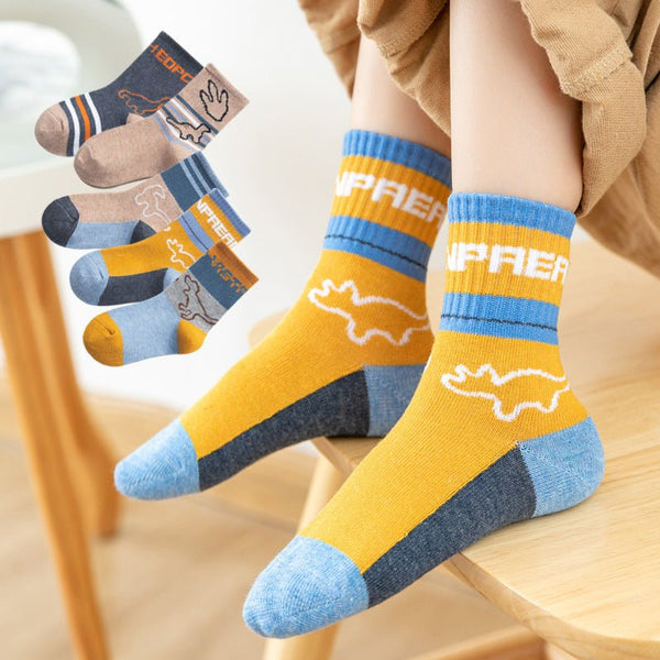 5 Pack Fun Cartoon Warm Socks (3 Designs)