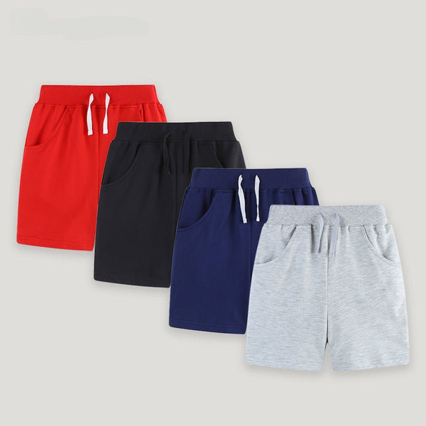 Toddler/Kid Boy's Summer Cotton Casual Shorts (4 Colors)