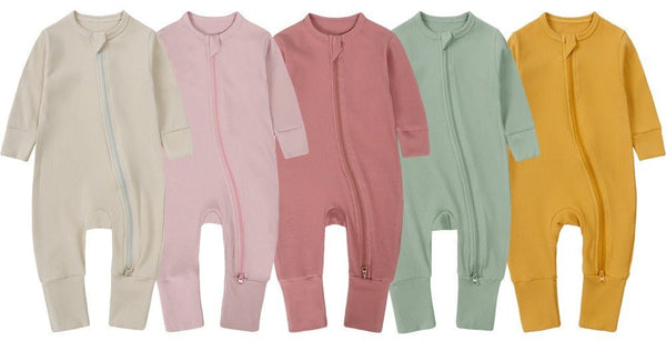 Little Baby's Light-Colored Jumpsuit (5 Colors)