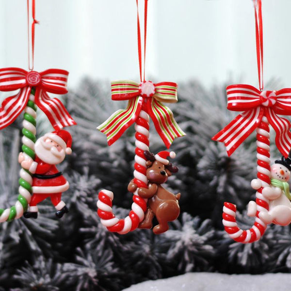 Christmas Hanging Decor Small Pendant Xmas Small House Gift Package