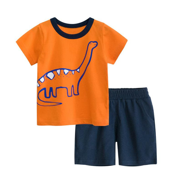 Premium Toddler Boys Dinosaur Pattern Set