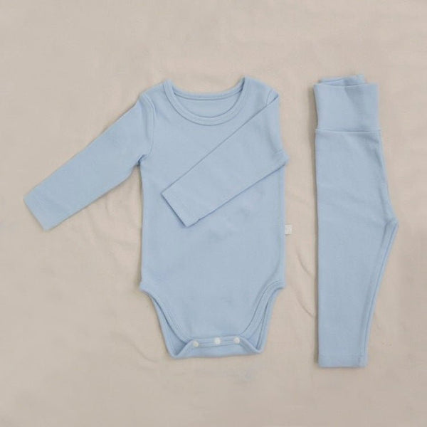 9 Different Colors Baby's Long-sleeve Romper and Pants Set