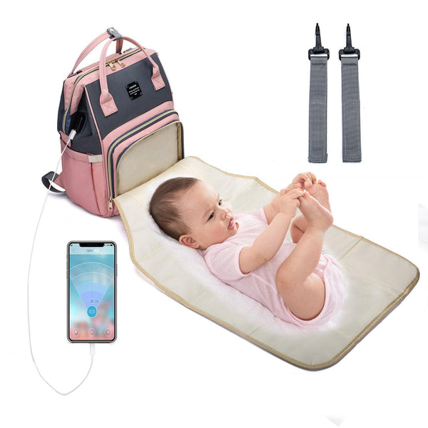 Multicolorful Diaper Bag Backpack Large Capacity