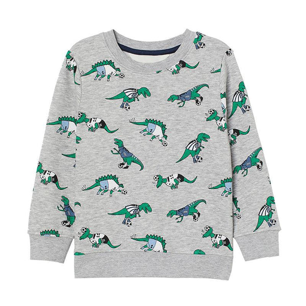 Toddler Boy's Allover Dinosaur Print Sweatshirt