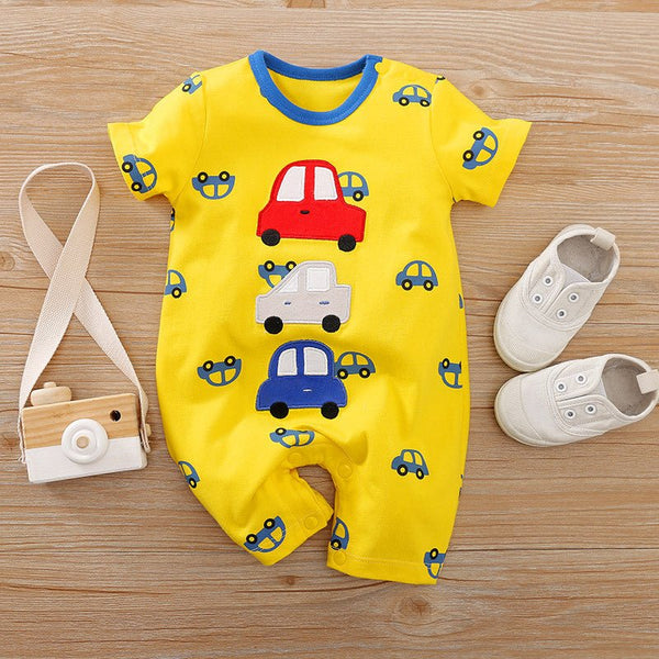 Baby Animals + Cars Print Jumpsuit (7 Designs)