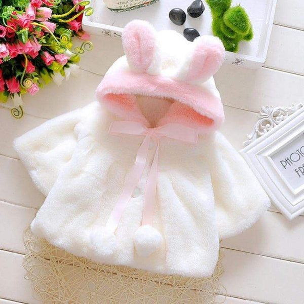 Baby Adorable Bunny Ears Soft Coat