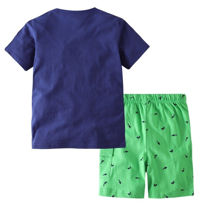 Toddler Boy's Surfboard Print Top and Shorts Set – Kidsyard Greenland