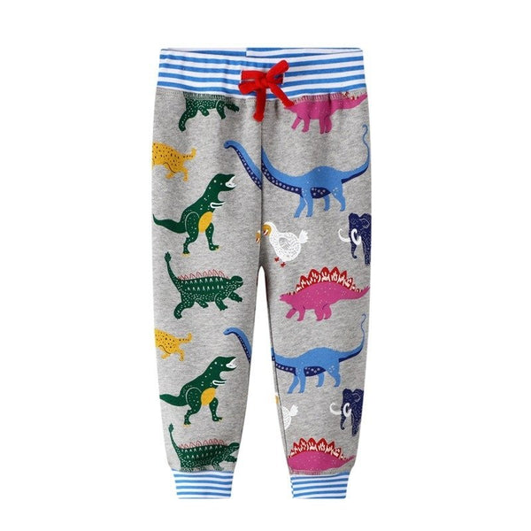Toddler Boy's Dinosaur Print Pants