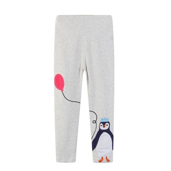 Toddler Girl's Cute Penguin Print Leggings