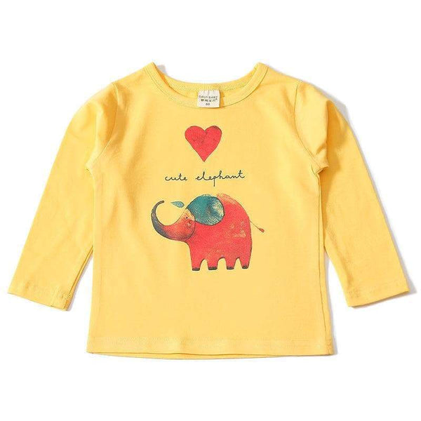 Toddler/Kid Girl's Animal Prints Long Sleeve Shirt (3 designs)