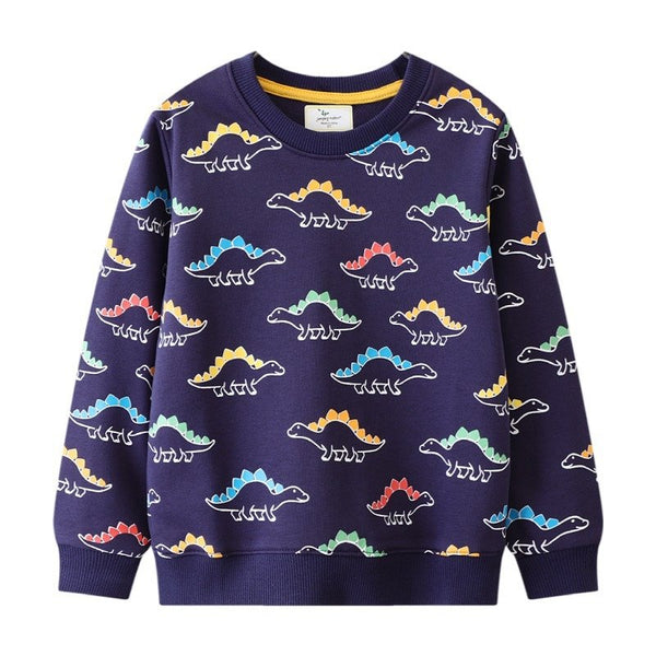 Toddler/Kid's Colorful Dinosaur Prints Sweatshirt