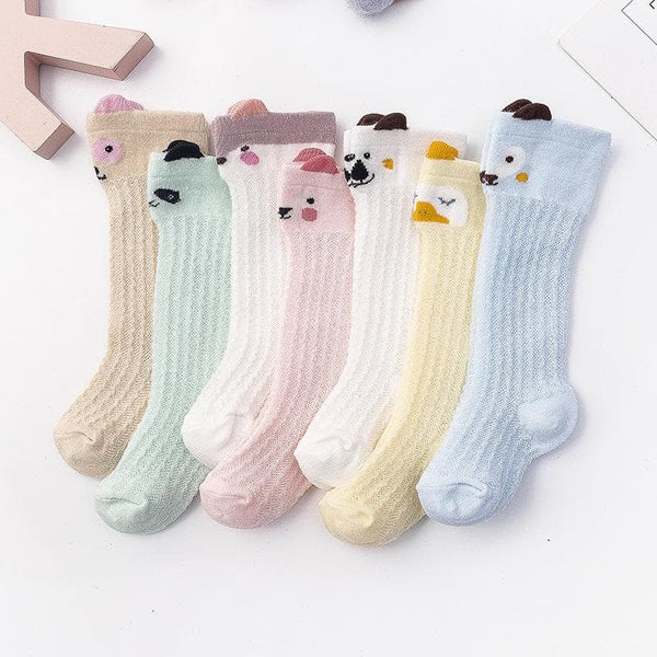 Baby / Toddler Solid Breathable Over-knee Mesh Socks