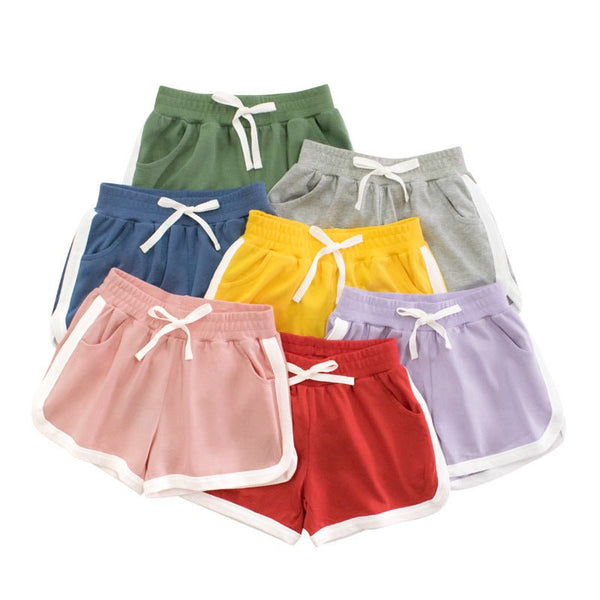 Toddler/Kid Girl's 7 Colors Cotton Shorts for Summer