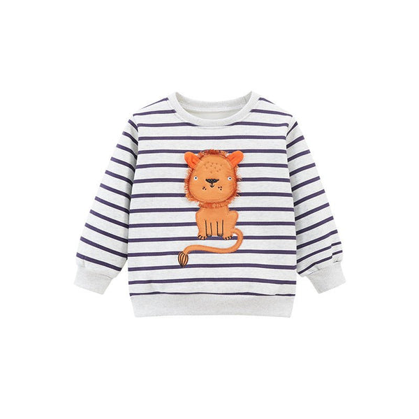 Toddler/Kid's 3D Lion Design Long Sleeeve Sweatshirt