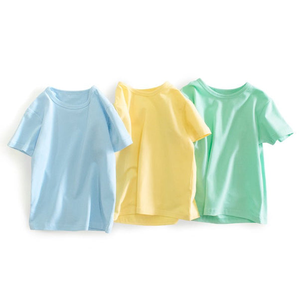 3 Colors Toddler/Kid's Short Sleeve Casual T-shirts