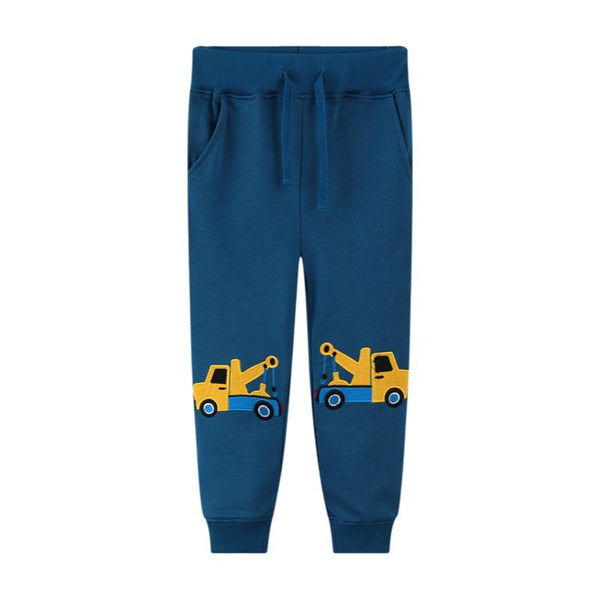 Premium Toddler Boy's Truck Pattern Pants