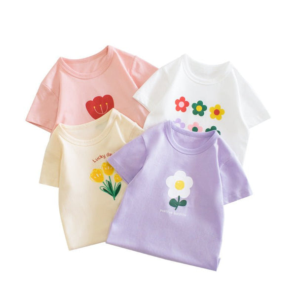 Toddler/Kid Girl's Floral T-shirt