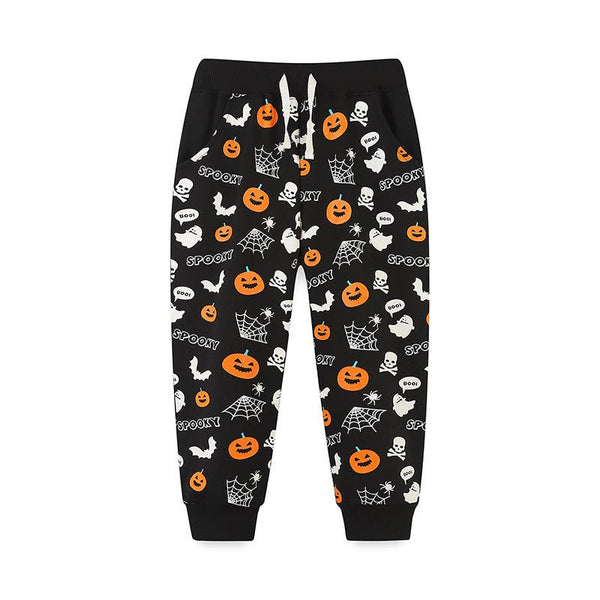 Toddler/Kid Festive Halloween Prints Pants